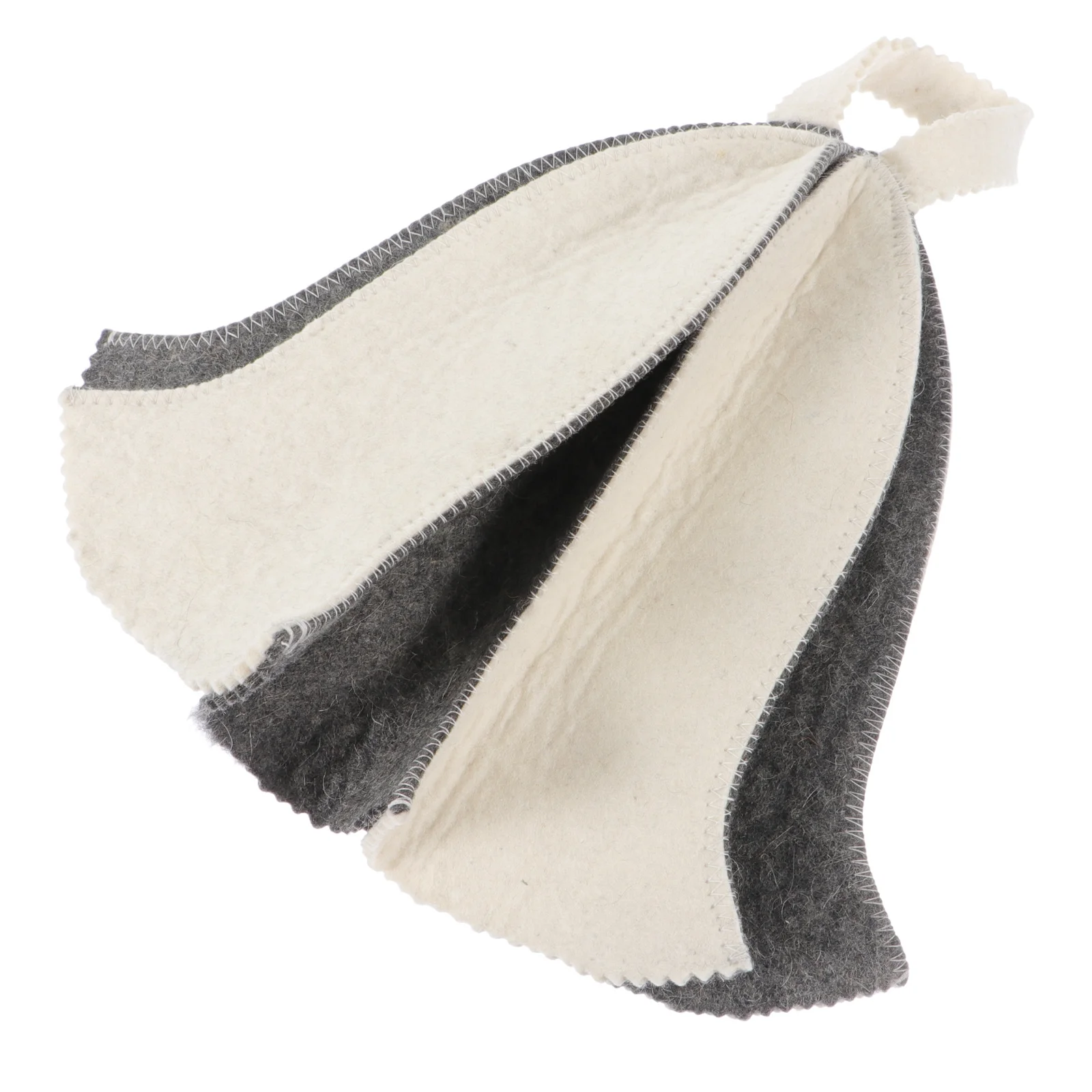 

Premium Felt Sauna Hat Simple Head Protection Cover for Bathing Steam Room Men Women Moisture Absorption Bathing Hat