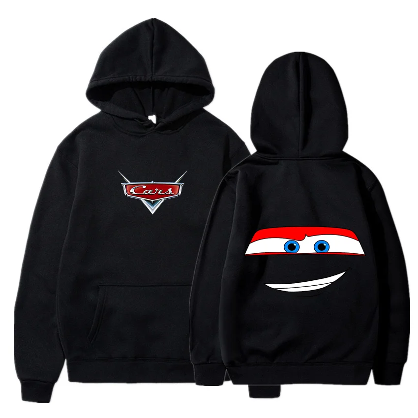 Casual Children\'s Pixar Cars Lightning McQueen Girl Boys Hoodie Harajuku Sweatshirt Women Men\'s Long Sleeve Streetwear Pullovers