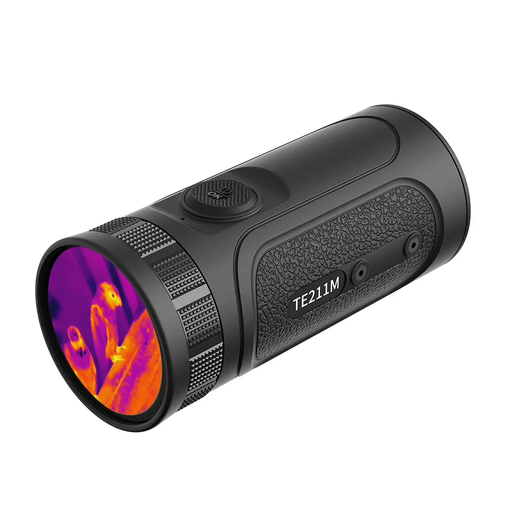 Handheld Thermal Imaging Monocular For Hunting, 1.43”amoled Touchscreen, Thermal Monocular 256×192(50hz) 12μm, Outdoor Camping