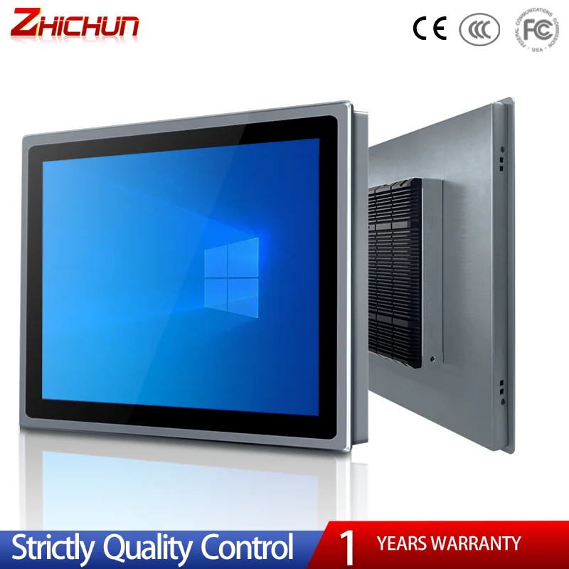 Zhichun 21.5 inch All-In-One Industrial Flat Panel pC - Capacitive Touch- 13-6th Gen+ 8GB RAM + 128GB eMMC For WINDOWS