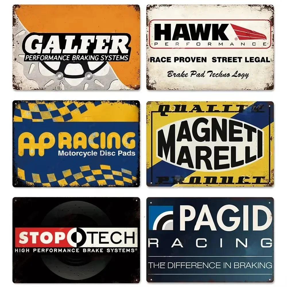 خمر قطع غيار السيارات علامات الألومنيوم ملصق معدني ل ورشة عمل المرآب أبي نادي بار قطع غيار السيارات تسجيل لوحة الإعلان جدار ديكور #2