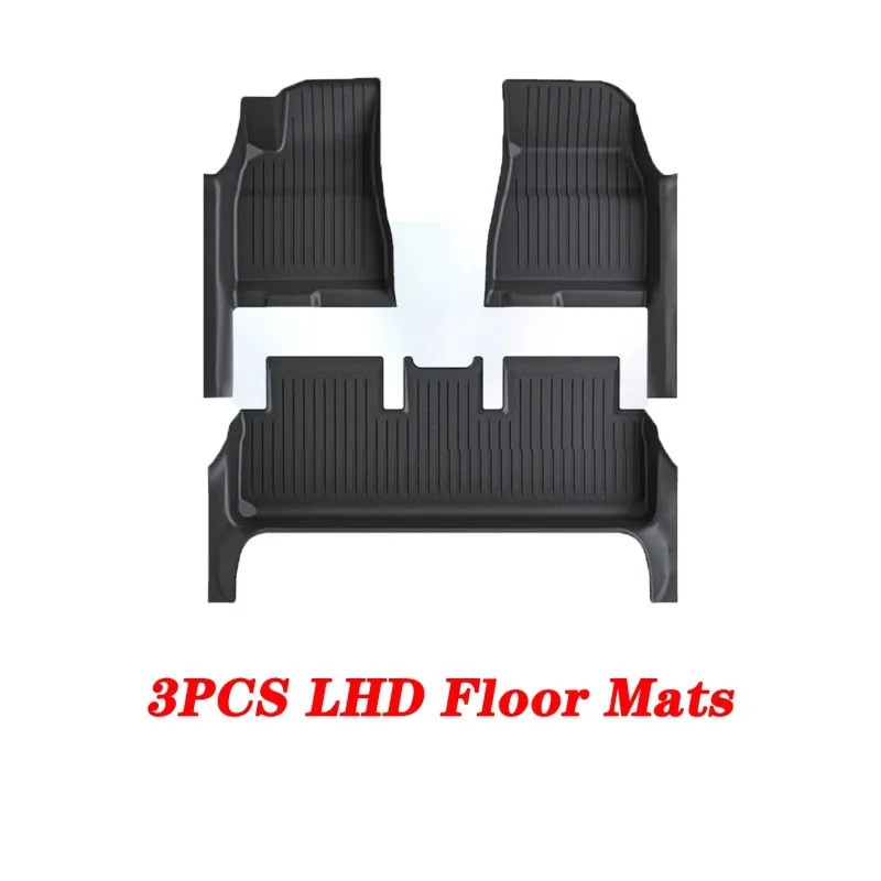 High Quality TPE Full Cover Floor Mats With Door Sill Protector For Tesla Model 3 Highland 2024