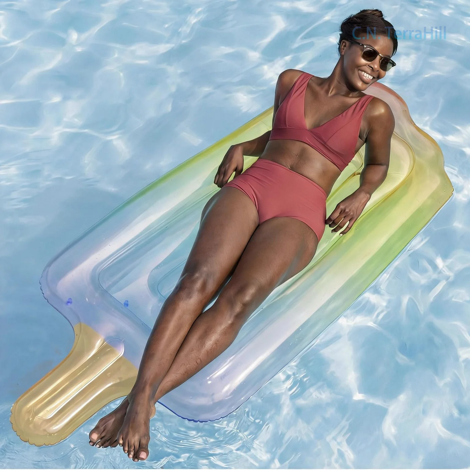 Inflatable Water Float Bed Ice Cream Surfboard for Adults Pool Lake Summer Fun Bestway 43161