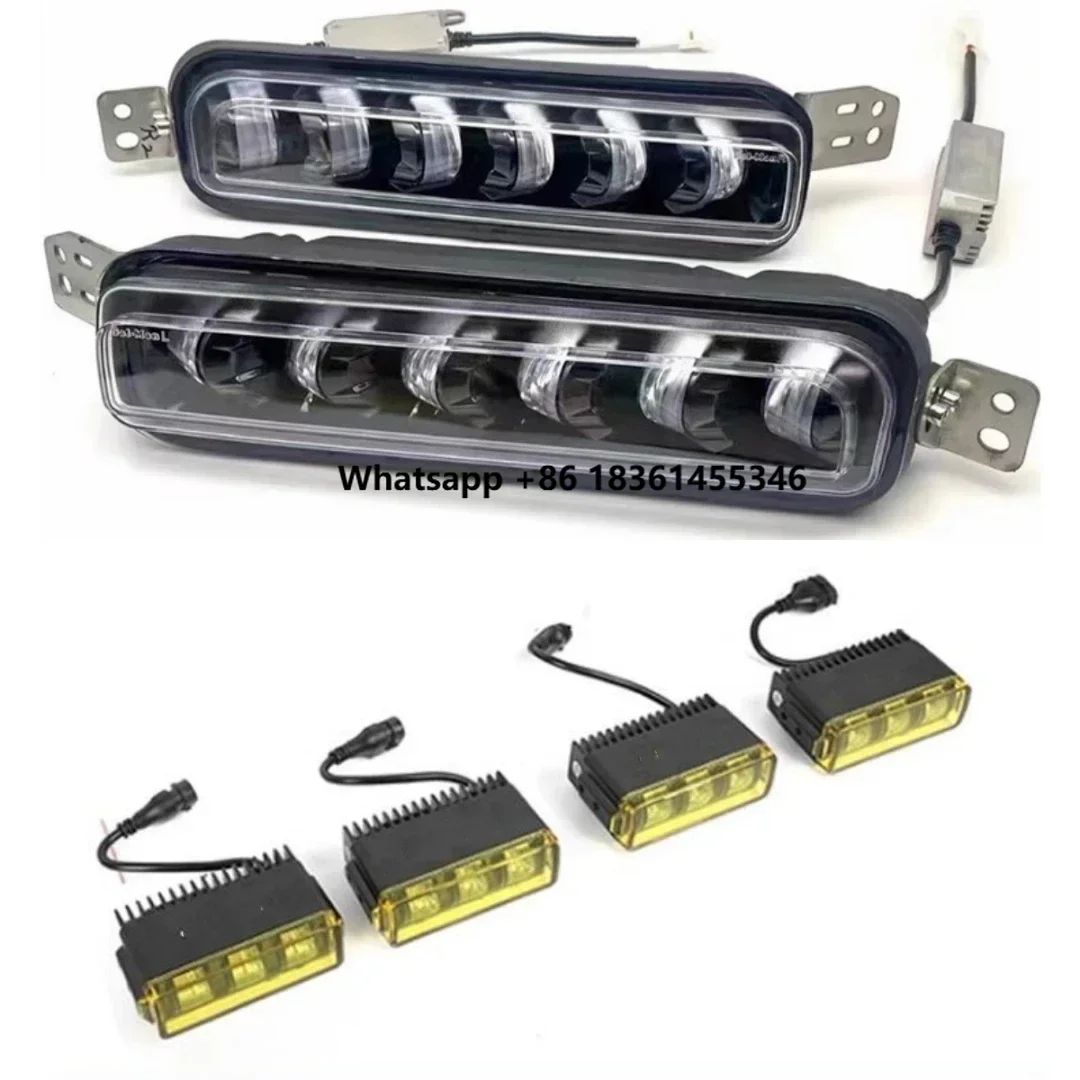 

Body Kit Fog Lamp Front Bumper Light Grill Lamp Assembly For Tank 500 Modified LED Lens Auto Accessories