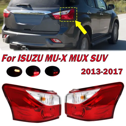 자동차 후면 외부 미등 안개등 경고 브레이크, ISUZU MU-X MUX SUV 2013 2014 2015 2016 2017, 자동차 부품 미등 어셈블리