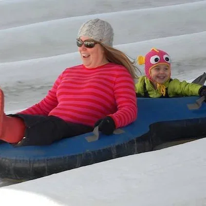 Tubes de ski d'hiver durables pour adultes, traîneau à neige, bon tube à neige, vente en gros, 35 po