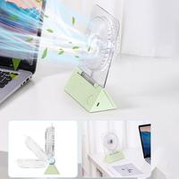 USB Mini Portable Fan for Office 4 Speeds Quiet Desk Table Personal Fan magnetic base Fans for Room Home Desktop Fan Folding