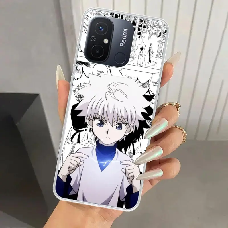 Killua Hunter HXH Phone Case for Xiaomi Redmi 12C 12 10C 10A 10X 10 9C 9A 9 9T 8A 8 7A 7 6A 6 Pro S2 K20 K40 Soft Print Shell