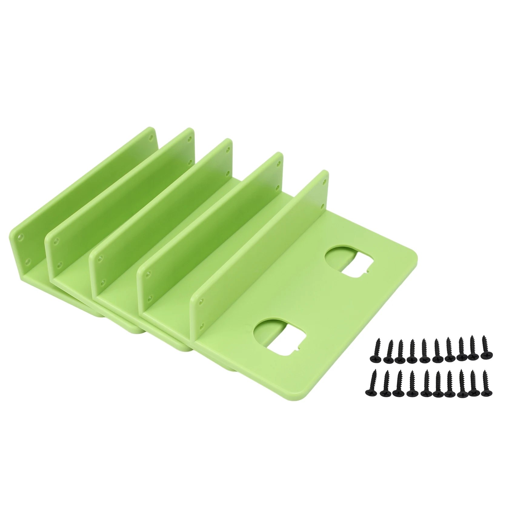 

5 Packs Tools Drill Mount Holder, for Ryobi 18V Tool Holder Dock Hanger with 20 Screws Screwdriver Bit Holders