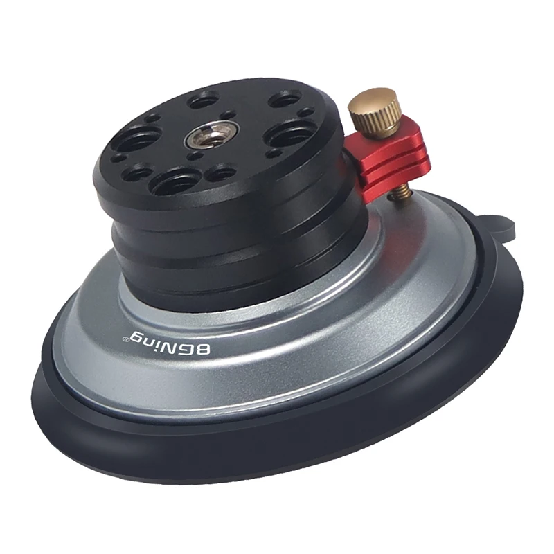 Neue 4-Zoll-Auto-Saugnapf-Montagebasis 1/4 Zoll 3/8 Zoll ARRI Action-Kamera Handpumpe Vakuum-Saugnapf für GoPro Insta360 Heavy-Duty – Detail 20