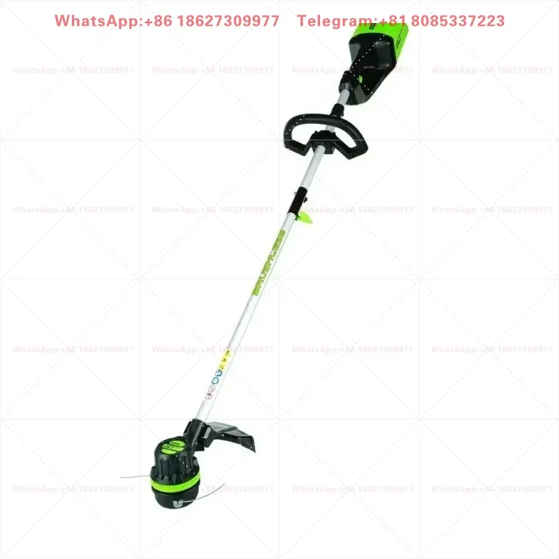 80V 16-Inch Cordless Brushless Top Mount String Trimmer Grass Trimmer Battery and Charger Ont Includ