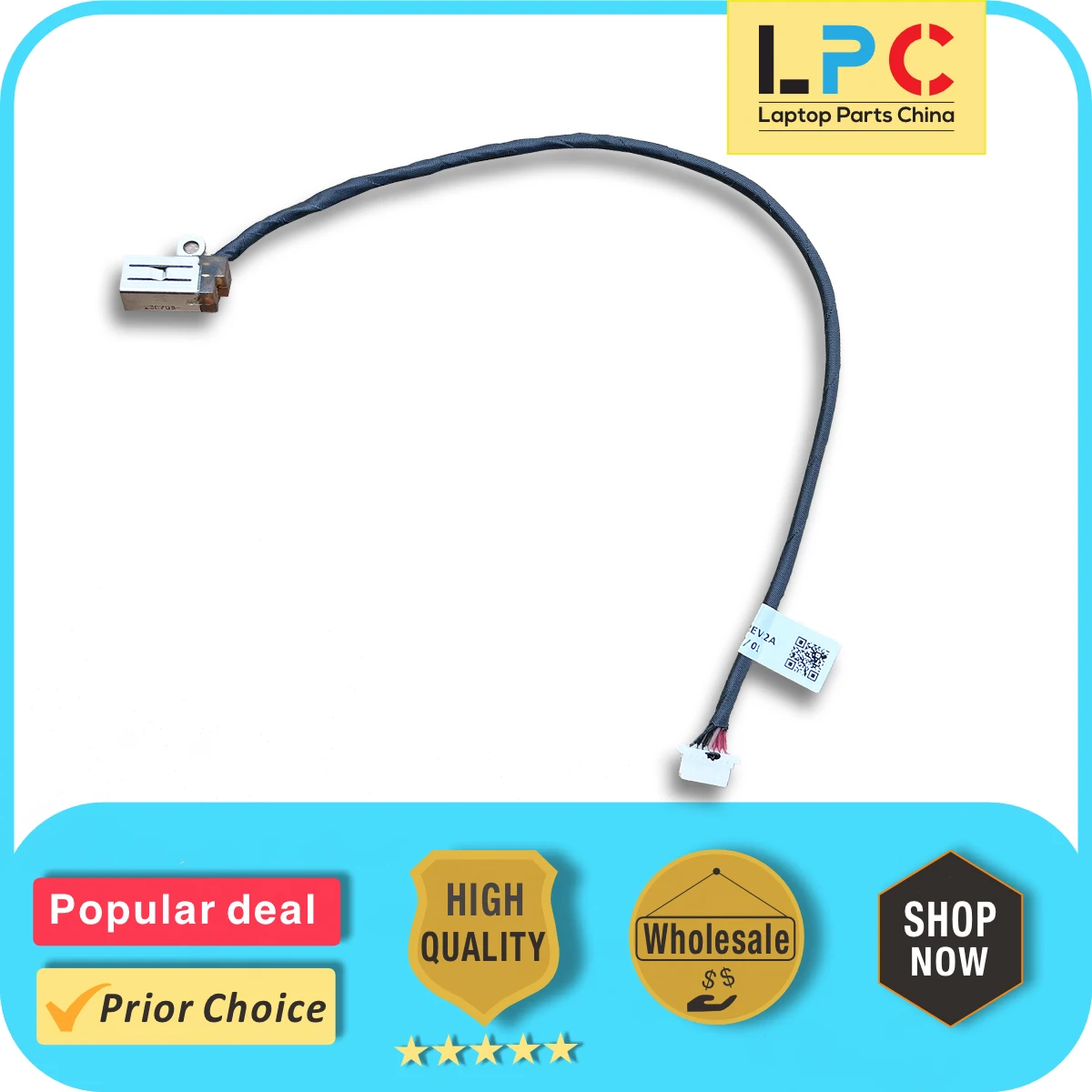 For HP 15-FC 15-FD  Series DC Power Jack With Cable Charging Port Socket Connector Cable New DD00PDAD040