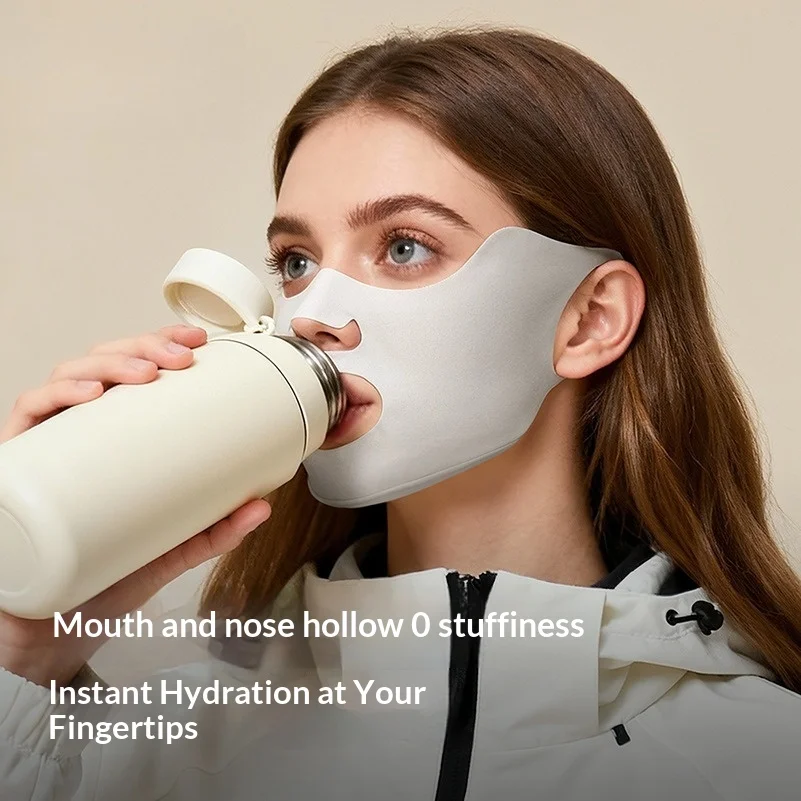 قناع دافئ للخريف والشتاء سميك لركوب الدراجات في الهواء الطلق وجيد التهوية ومقاوم للرياح وحماية من البرد قناع دافئ لزاوية العين #4