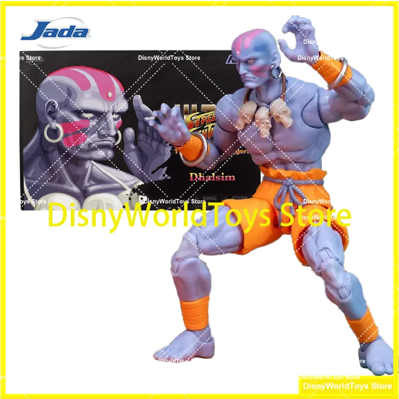 

100% Original JADA TOYS Street Fighter Dhalsim SDCC 1/12 JADA Dhalsim In Stock Anime Action Collection Figures Model Toys