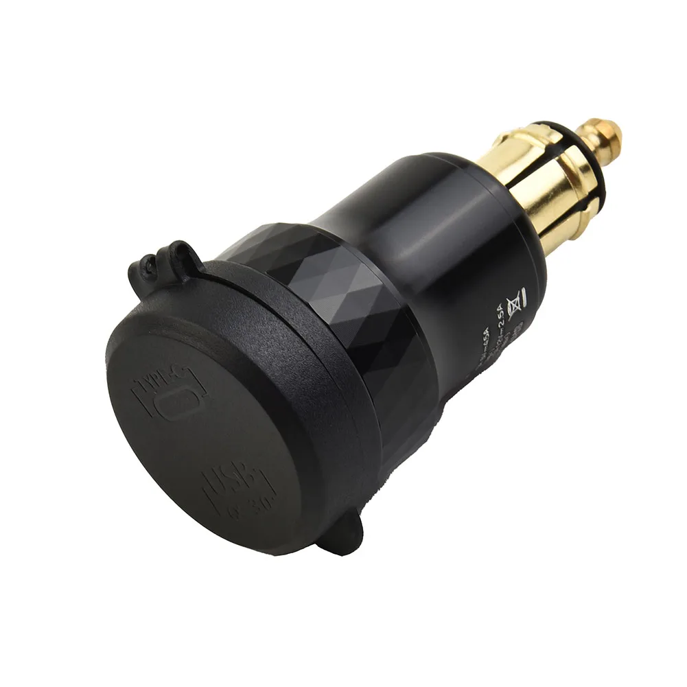 

Brand New Adapter For BMW Motorcycle Charger Parts 4.2A Plug Accessories Aluminum Alloy Black Useful DIN Socket