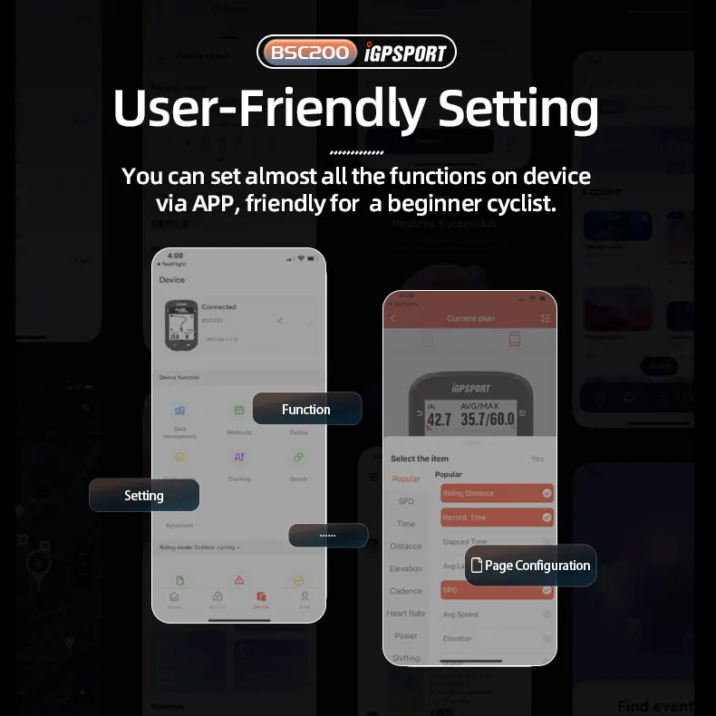 IGPSPORT BSC200C BSC200 Ciclo Bicicleta GPS Computador Velocímetro Sem Fio Bicicleta Rota Digital Navegação Cronômetro Ciclismo Odômetro