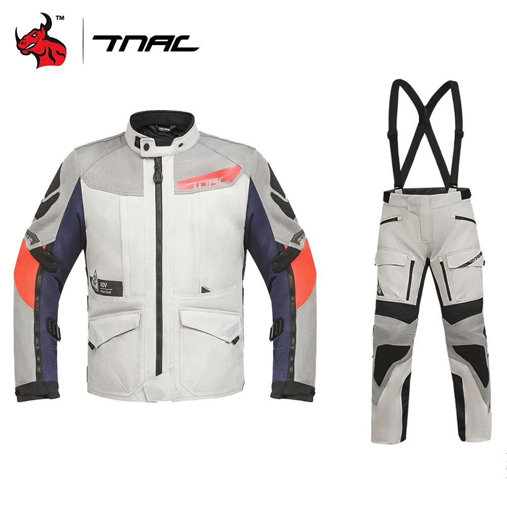

Motorcycle Jacket Set With Ventilated Zipper Seamlessly Adaptable To Different Riding Conditions In Different Seasons