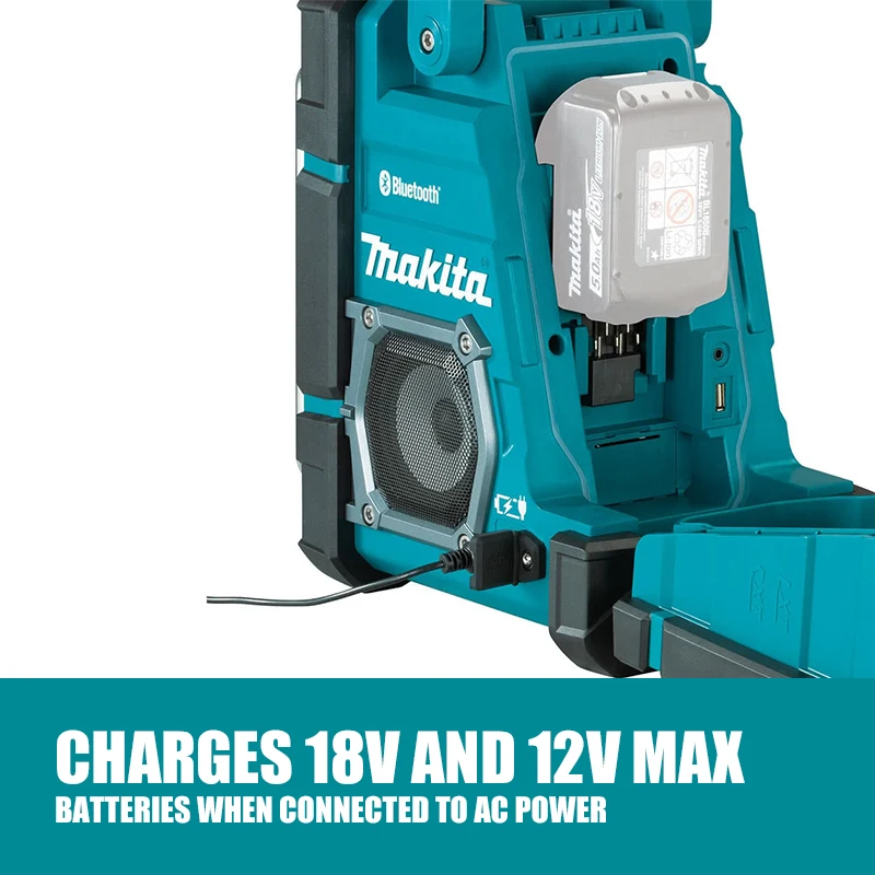 Makita DMR300 Cordless Jobsite Bluetooth Radio Charger 12V 18V Lithium Power Tools CXT LXT