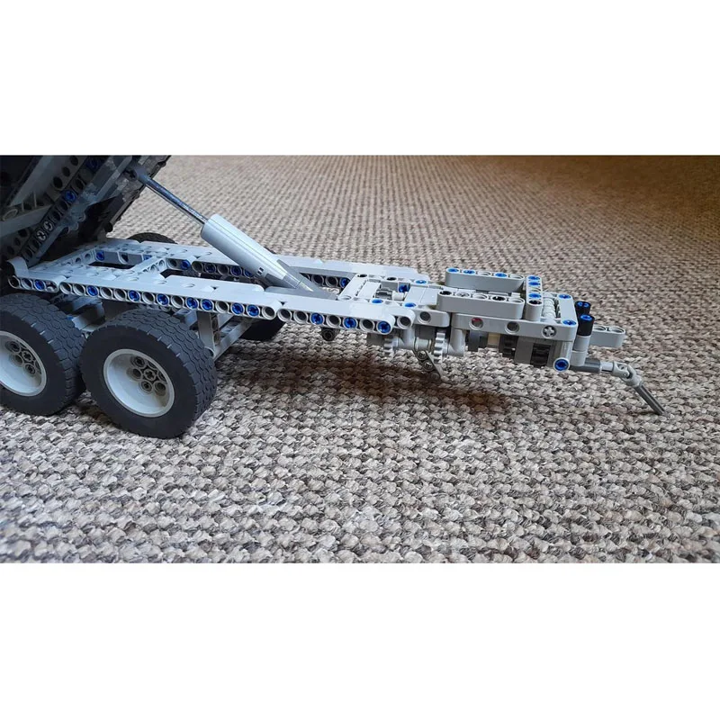 moc-125552-new-urban-small-three-axle-trailer-building-block-model-410-parts-moc-boys-children's-birthday-new-year-toy-gift
