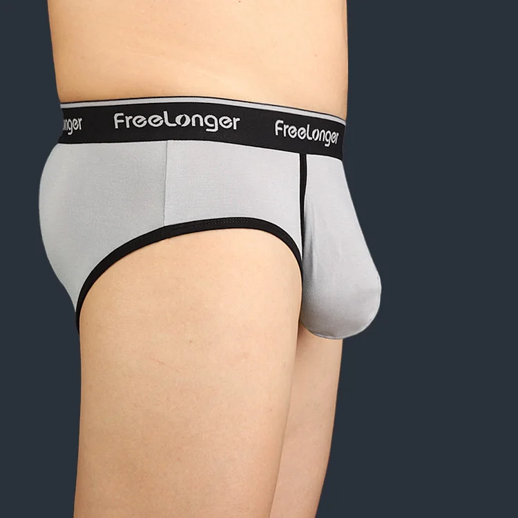 Man Sexy Lingerie Boxer Super Bigger Dick U Pouch Soft Gay Modal Elastic Panty Large Penis U Convex Underwear Plus Size Brief