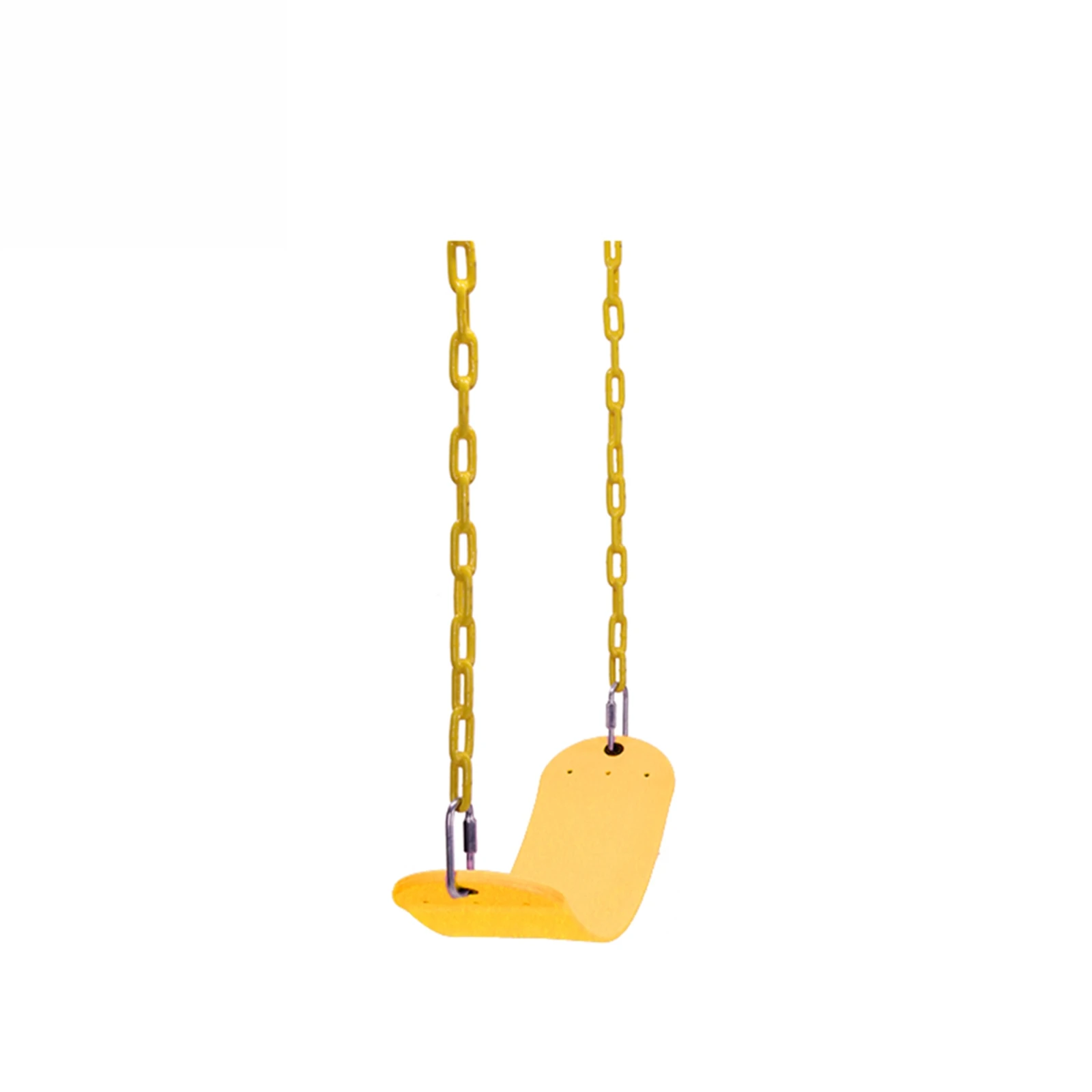 Heavy Duty Swing Seat Set Accessories Replacement Swings Slides Gyms Outdoor    yellow
