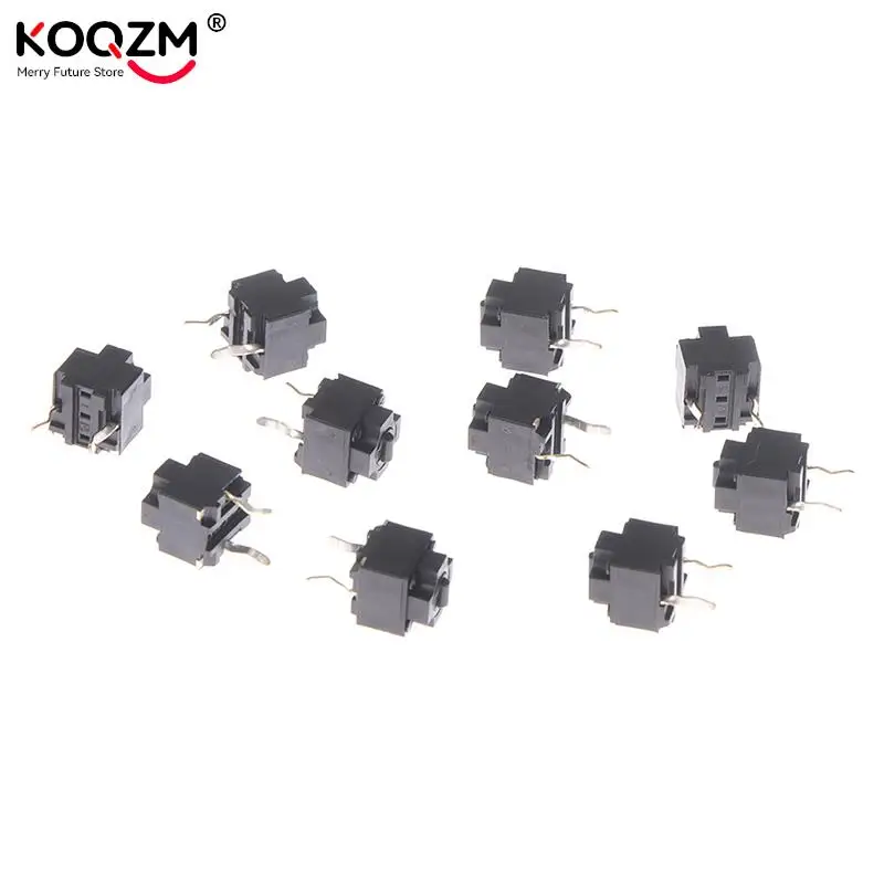 

10pcs/lot Original Mouse Square Micro Switch Button EVQP0E07K Micro Switch Microsoft Black Spots