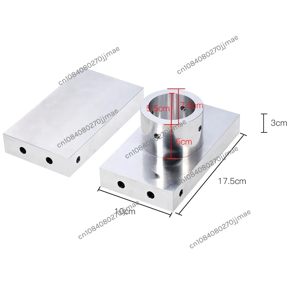 Kit piastra pressa colofonia da 4x7 pollici con asta riscaldante da 4 pezzi e modulo controller doppio PID per varie presse idrauliche Telaio A/H