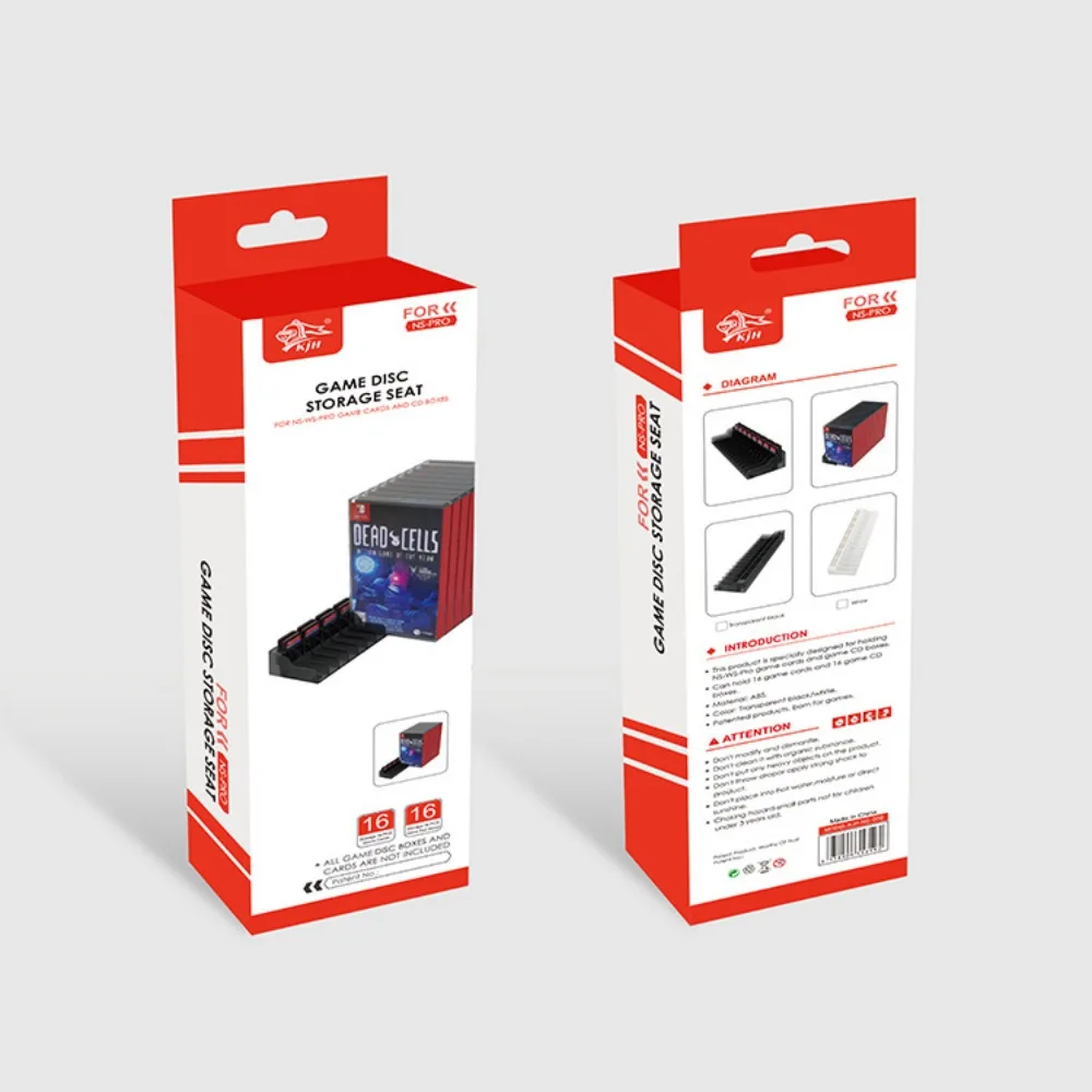 For Nintendo Switch Game Cassette Storage Rack Switch Lite Disc Rack NS Game Disc Rack Game Cassette Storage Box