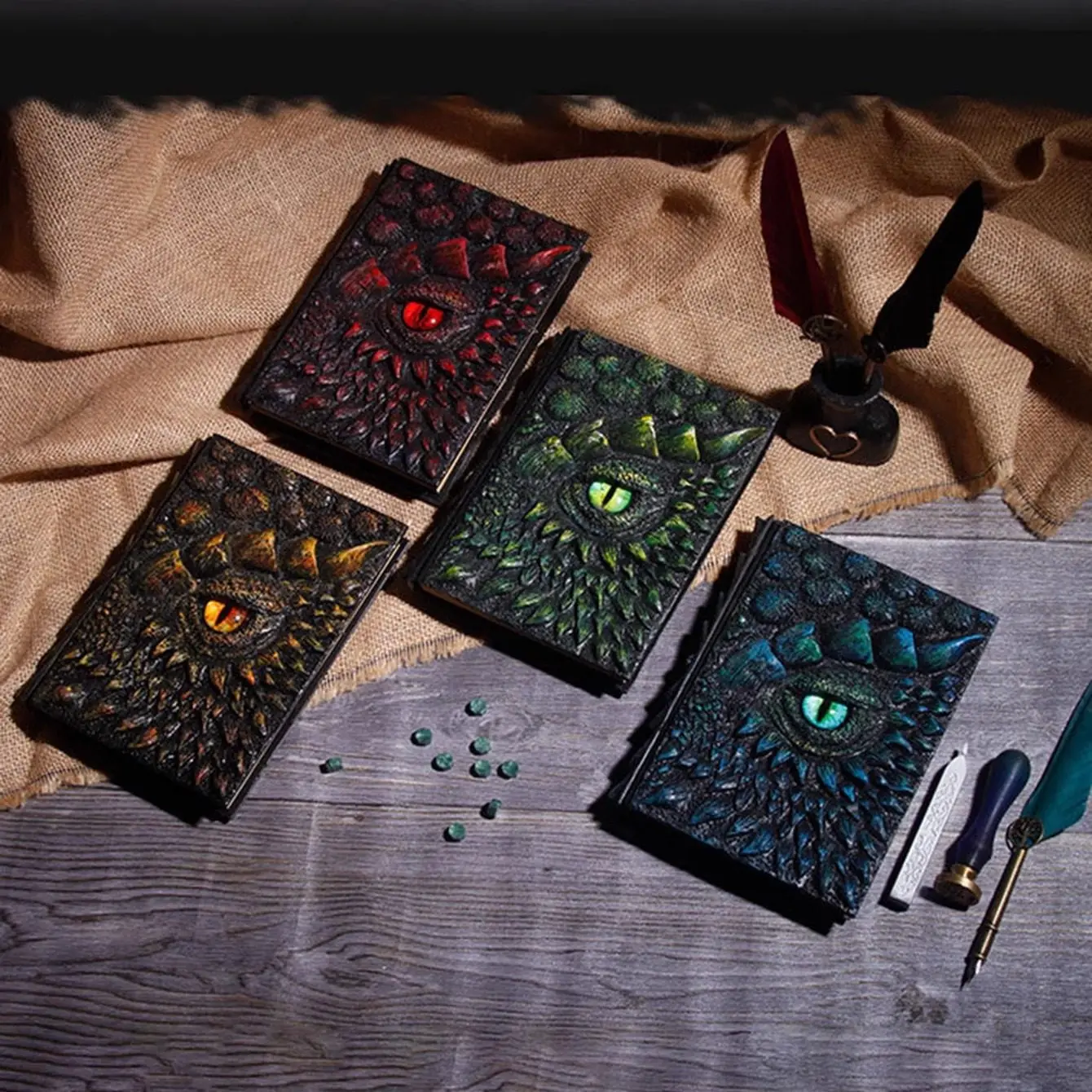 Longan Book Collection Grade Handheld Notebook Ornament