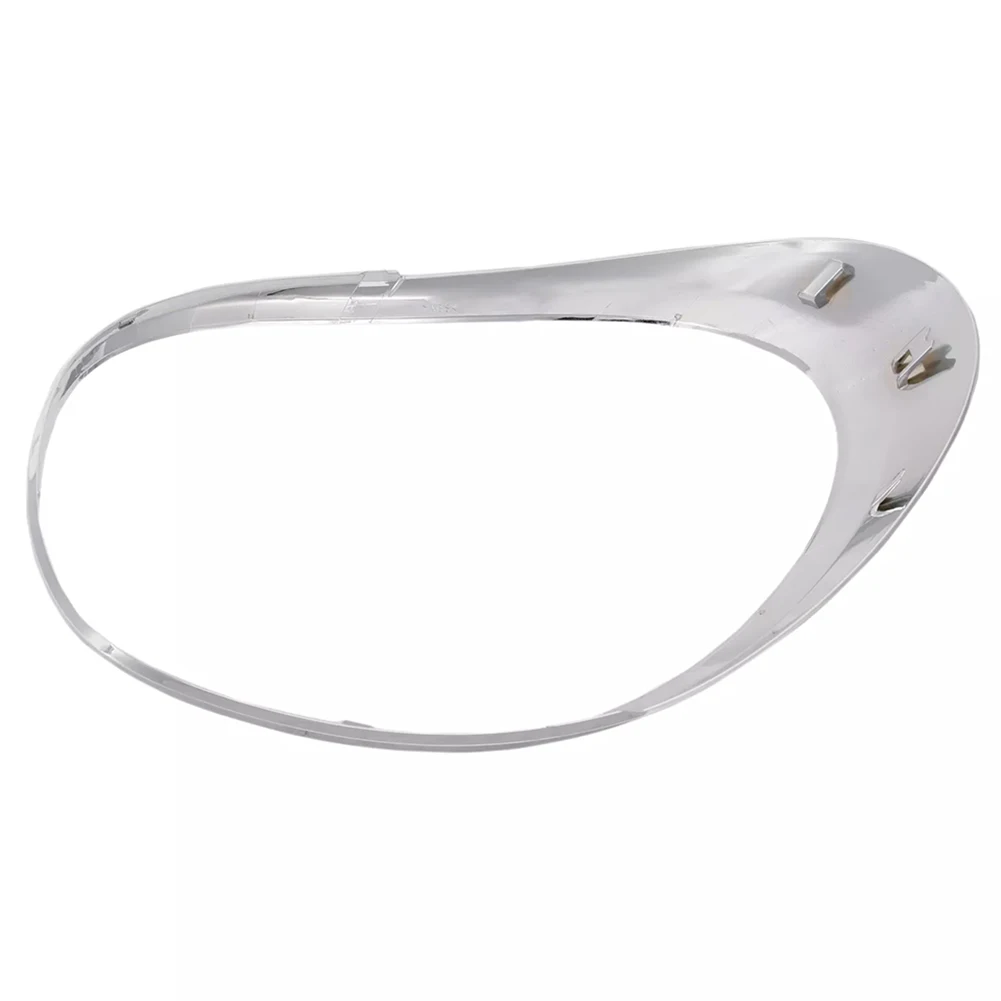 Silver Chrome Left Lamp Trim Practical Design Wear-resistant Material Easy Installation Non-deformation Material
