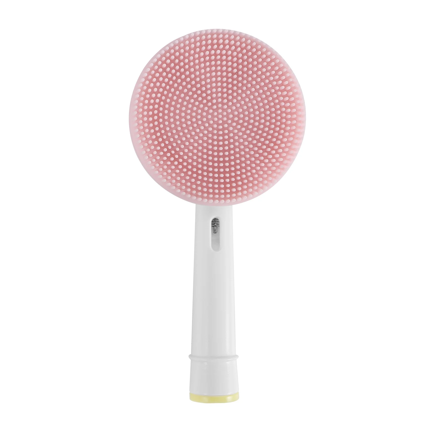 Suitable for Oral-B Electric Toothbrush, Electric Cleansing Brush Head, Replacement Brush Head, Silicone Pink