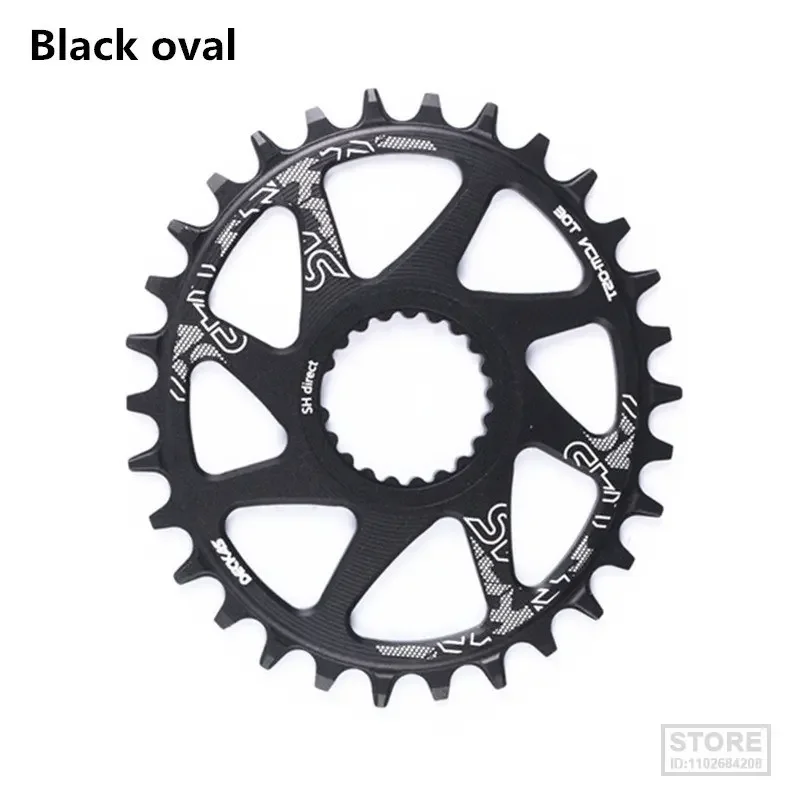 DECKAS 1X12 Speed Round Oval Chainring For shimano M6100 M7100 M8100 M9100 Crankset MTB Bike Bicycle Center Lock 30T 32T 34T 36T