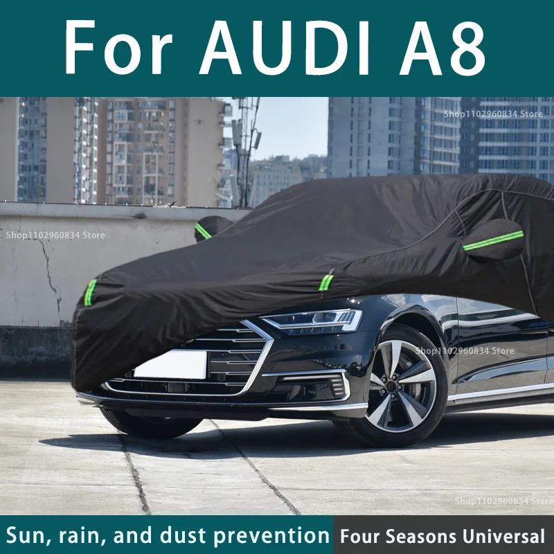 

FOR Audi A8 Exterior Car Cover Outdoor Protection Full Car Covers cooling Cover Sunshade Waterproof Dustproof car Accessories