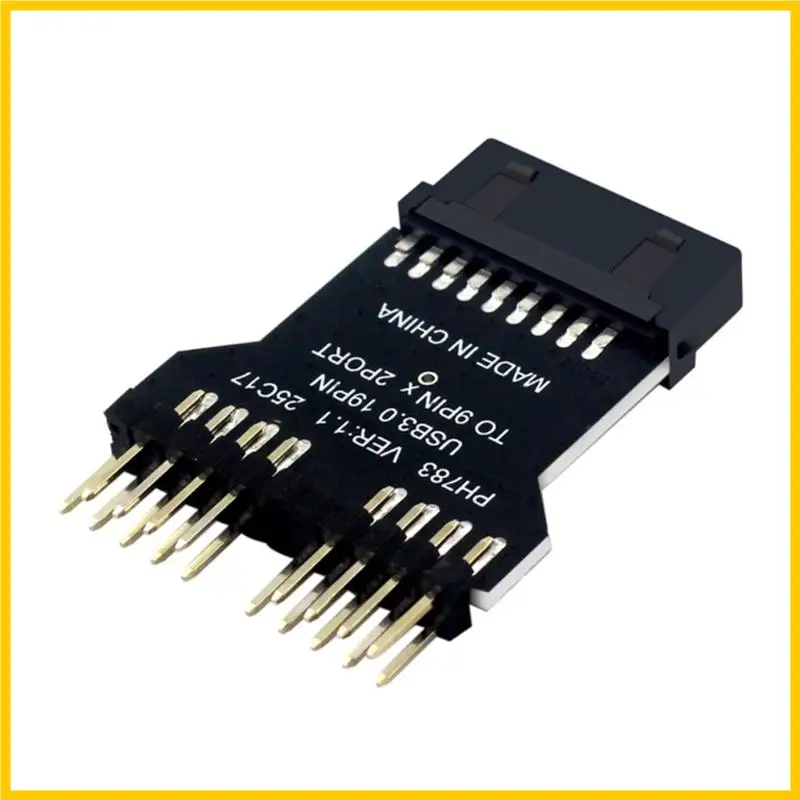 

Q1JF USB3.0 19PIN до двойного вывода USB2.0 9PIN CARD для преобразования заголовка материнской платы на рабочем столе
