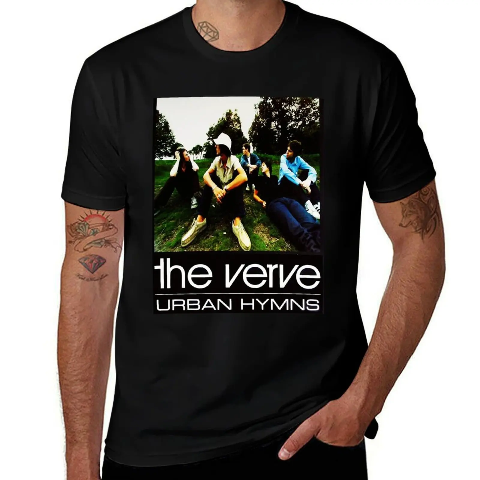 

The verve band T-Shirt valentines boutique clothes Louboutins oversized fitted t shirts for men