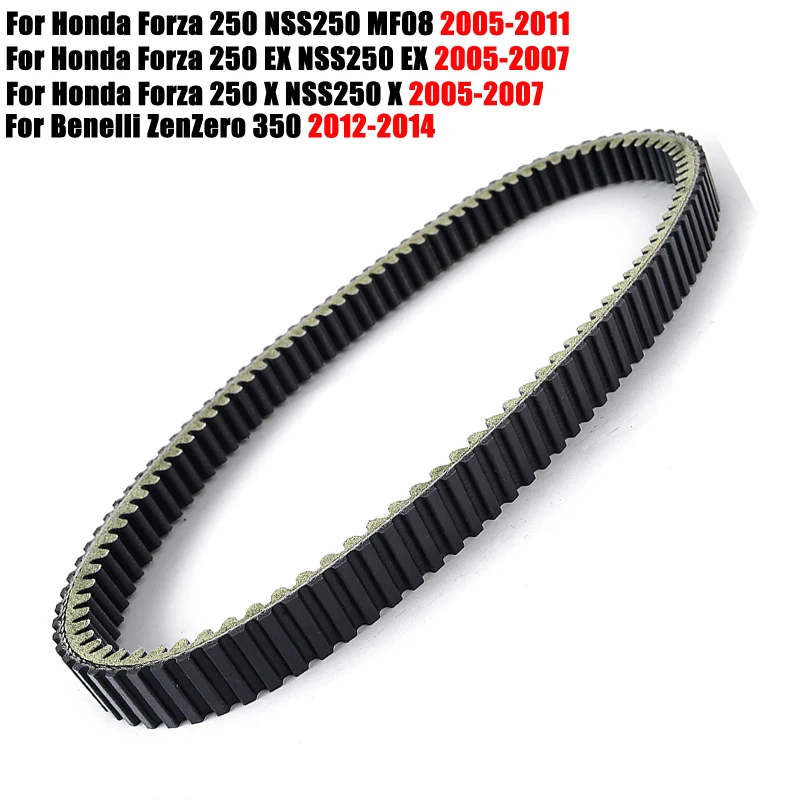 23100-KSV-J12 DRIVE BELT Rubber TRANSFER BELT For Honda Forza/ 250 NSS250 MF08 MF 08 EX X NSS 250 EX X For Benelli ZenZero 350