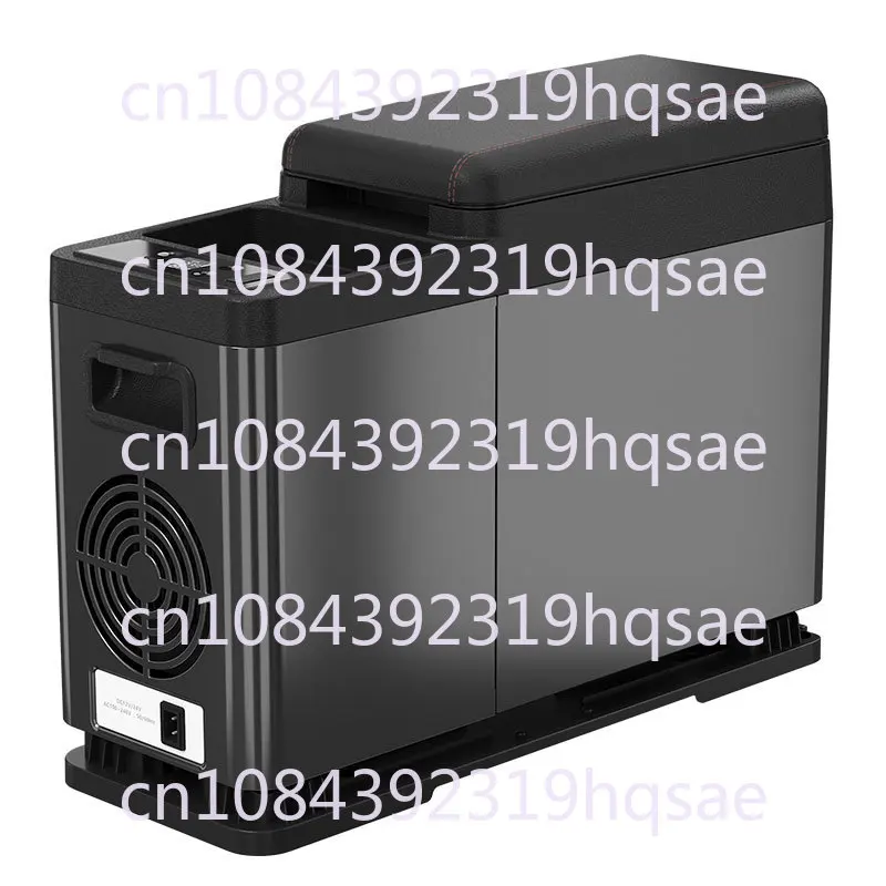 Portable Armrest Fridge Compressor 12V/24V Mini Freezer with Cooling Function Durable Plastic Luxury Cars
