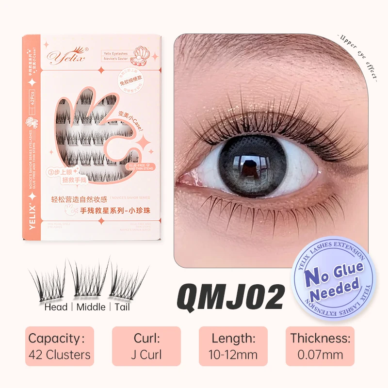 DIY Cluster False Eyelashes, Natural Soft Lashes