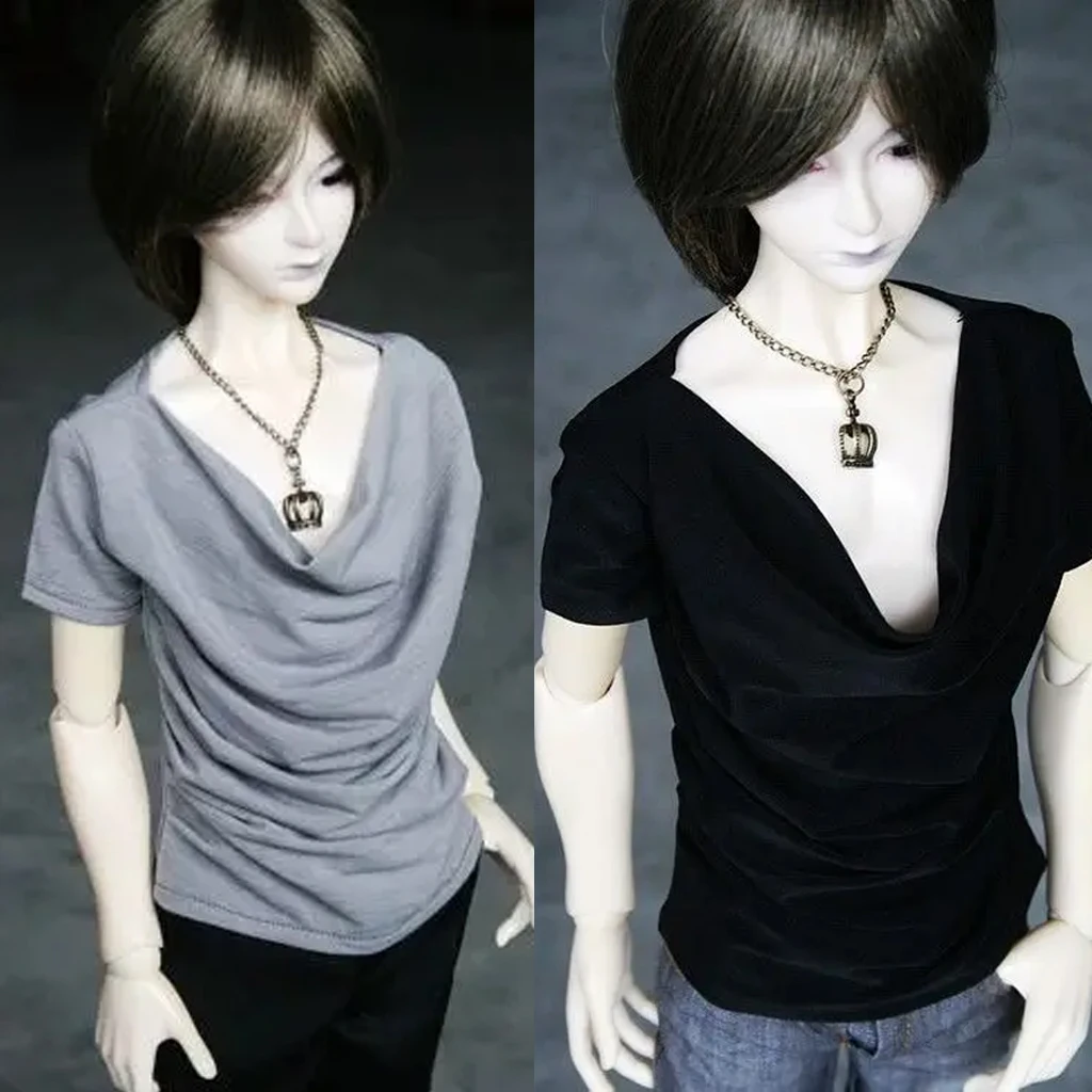 

[wamami] 06# Gray Short-Sleeve Vest/T-Shirt/Outfit 1/4MSD 1/3 SD DZ AOD SD17 DZ70 BJD Dollfie