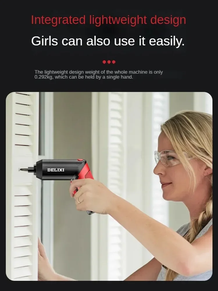 Cordless Electric Screwdriver,  Mini Household Fully Automatic Electric Screwdriver, Precision Power Tools