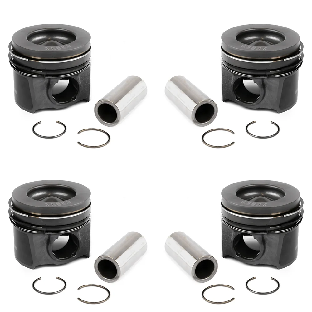 STD 0.5 Engine Piston & Rings Set For PEUGEOT CITROEN 2.0L 2.0 L T L4 Diesel 1612731880 DW10 13-21 3008 5008 508 BOXER EXPERT