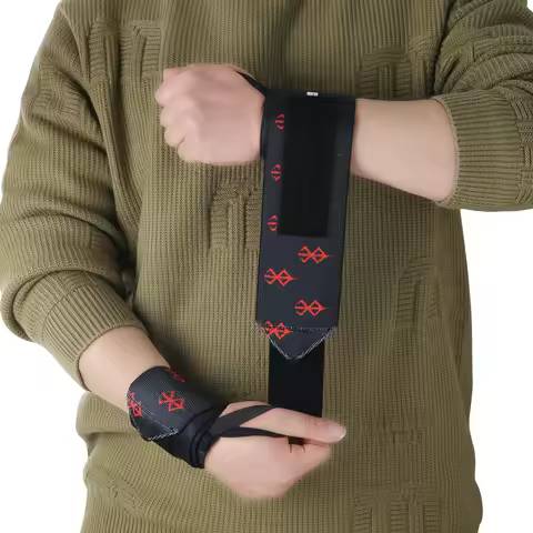 Anime Berserk Sports Weight Lifting Wrist Support Wrap Band Weightlifting Gym Wraps