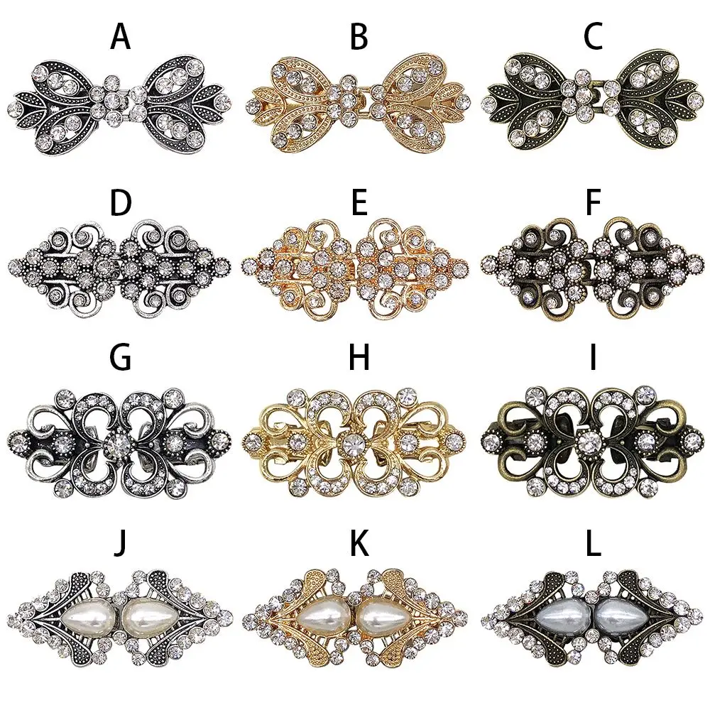 Jewelry Shawl Collar Clasp Clips ​for Women Girls Dress Shirt Brooch Cape Cloak Clips Cardigan Clip Sweater Swirl Clip