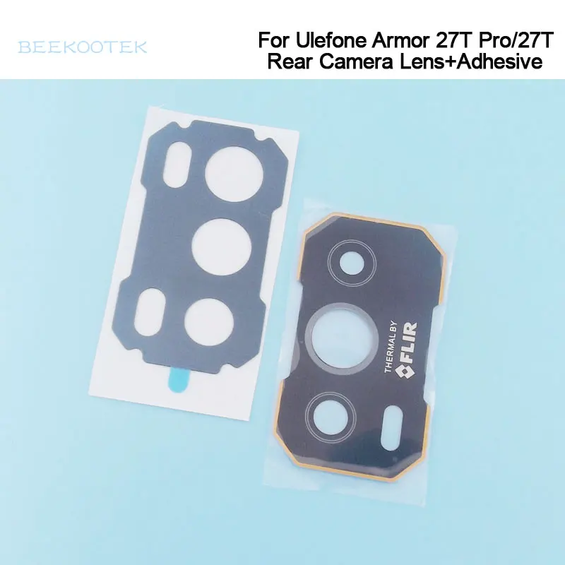 

Новый оригинальный объектив Ulefone Armor 27T Pro, стеклянная крышка объектива задней камеры с пенопластовым клеем для телефона Ulefone Armor 27T
