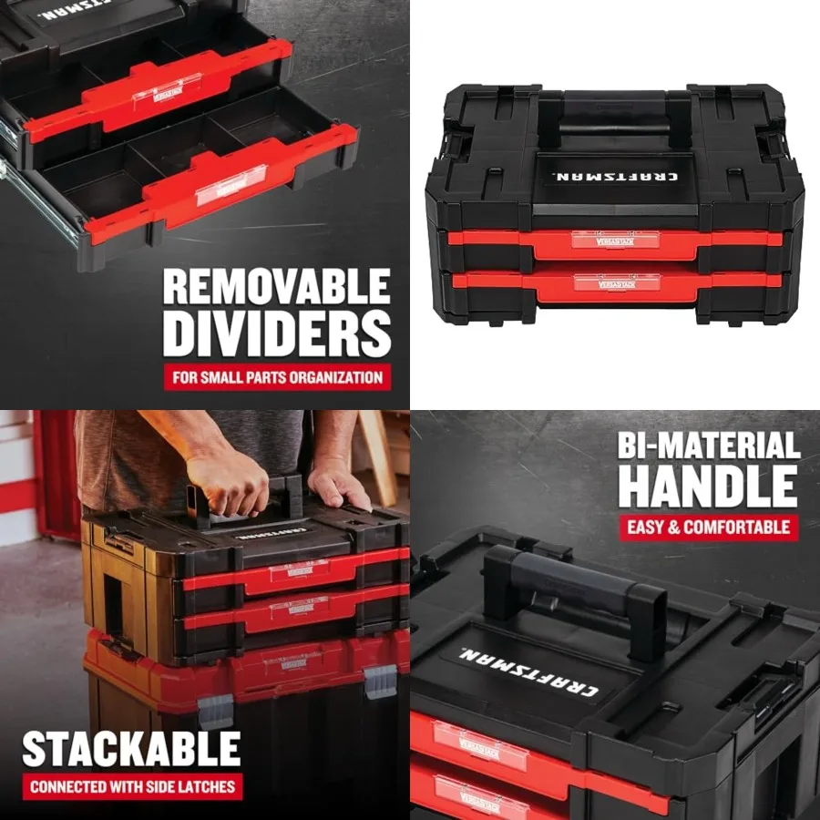 

Plastic Tool Box With Drawers, Organizer and Storage