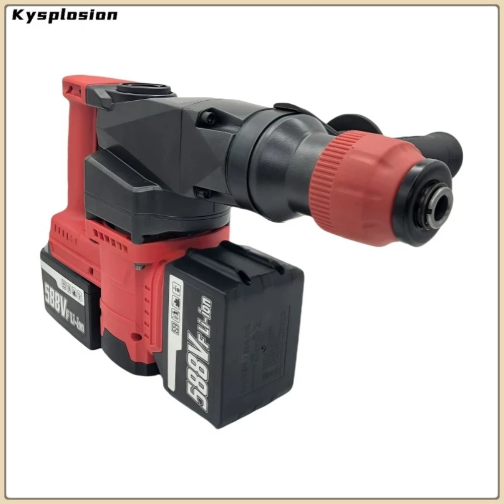 

32MM Brushless Electric Hammer Drill Multifunctional Rotary Cordless drill Rechargeable Power Tools For Makita 18V tool Battery