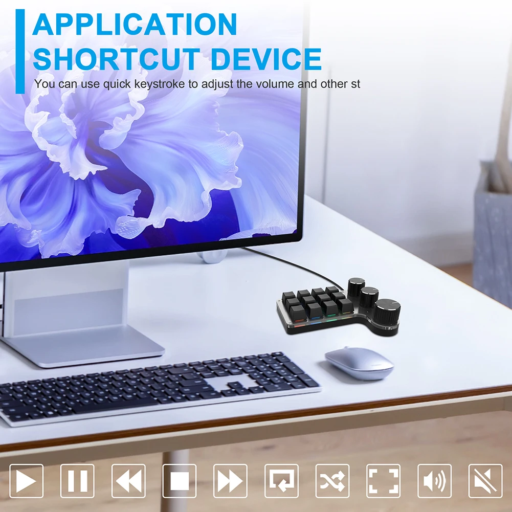 Tastiera meccanica programmabile fai-da-te Tasti di scelta rapida RGB Tastiera ad alta precisione compatibile con Bluetooth USB cablata per PC MacBook Laptop