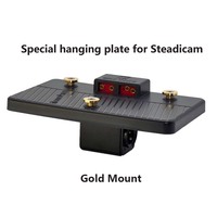 Four Pin Balanced XLR to gold mount battery hanging plate Steadicam LINK wireless image transmission power adapter
