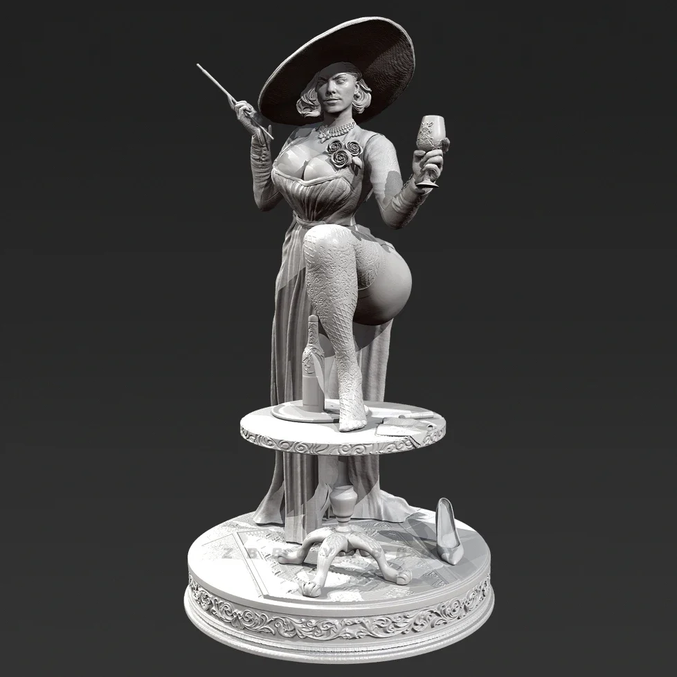 남자의 키 50mm 75mm 90mm 레진 모델 키트 자체 조립 및 색칠 TD-7575/3D