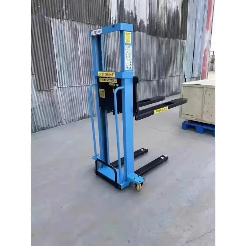 Electric Remote Control Forklift Portable Automatic Lift Stacker Loading And Unloading Handling Climbing Truck